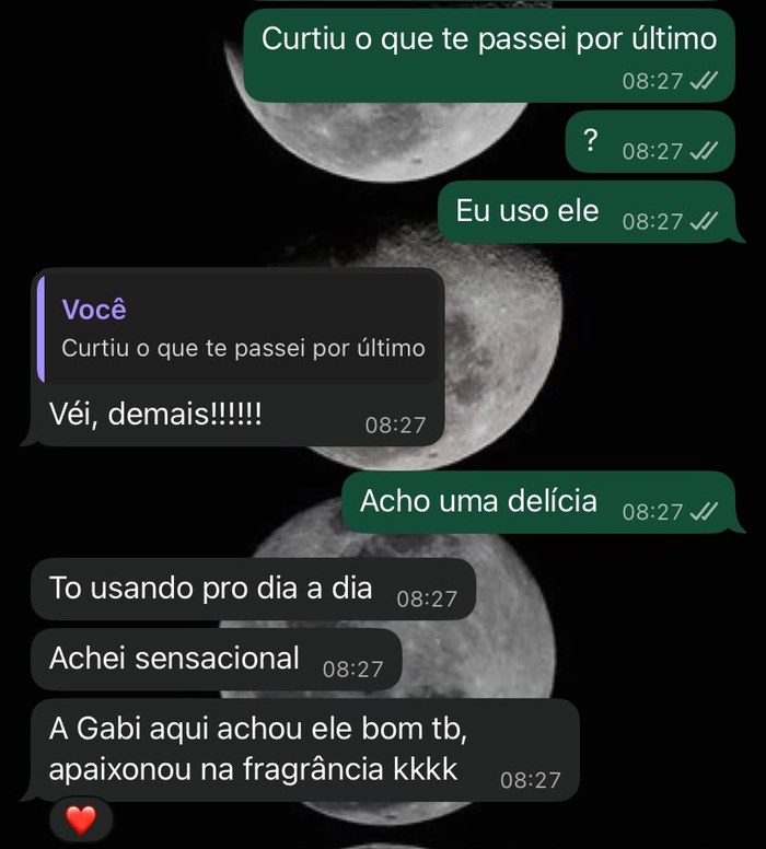 Print de depoimento de cliente